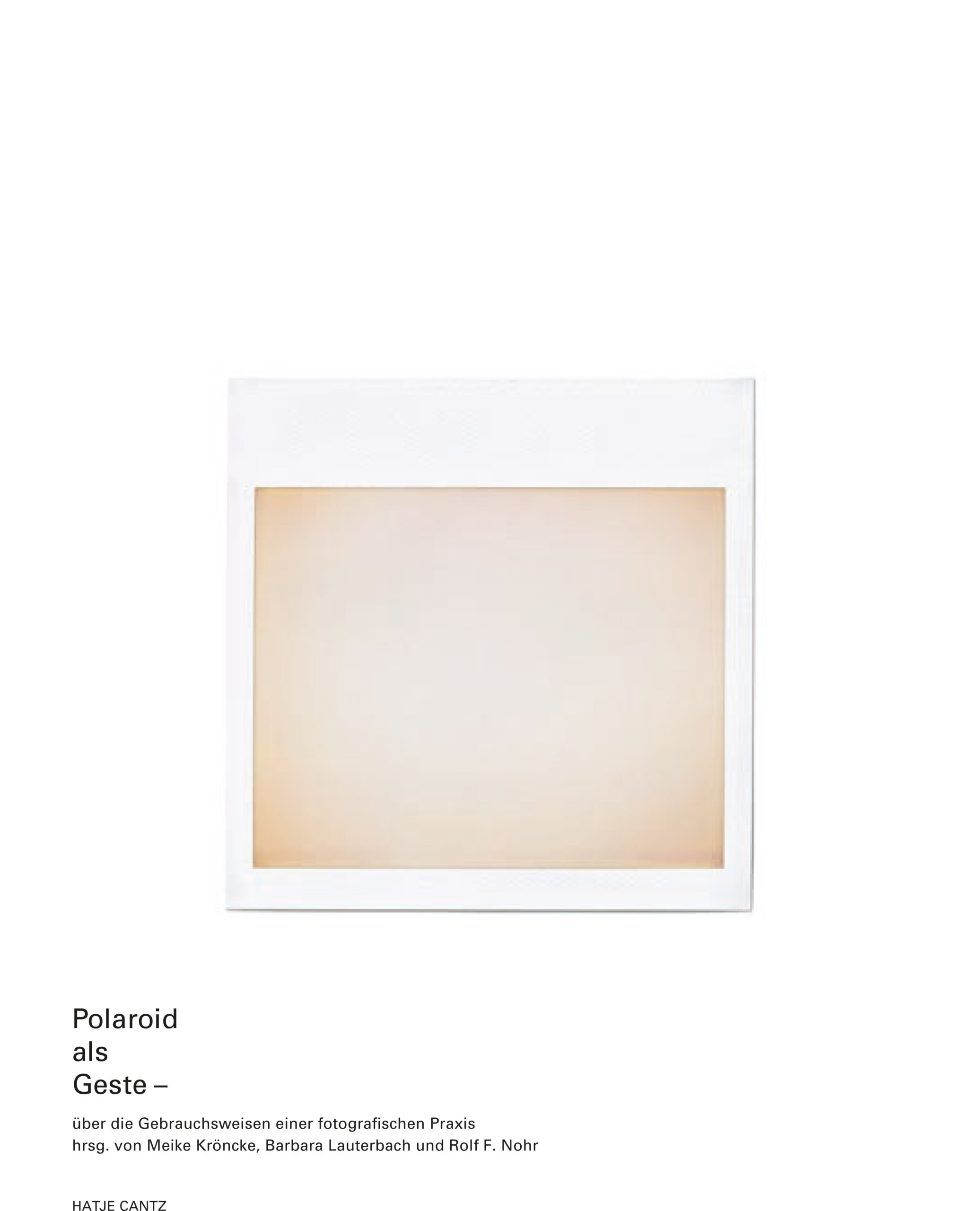 Polaroid als Geste